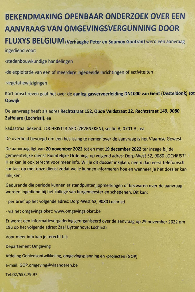 Leidingen Lochristi © Evarist Ganzelever Leidingen Lochristi © Evarist Ganzelever