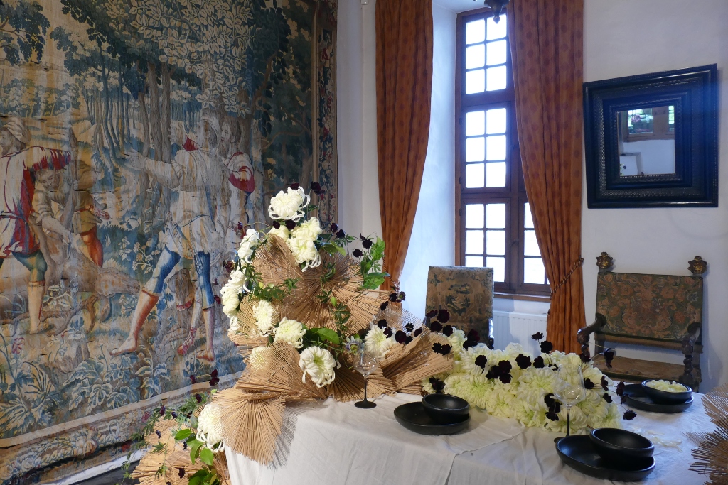 bloemenbanket Kasteel Laarne Floraliën Herita bloemenbanket Kasteel Laarne Floraliën Herita