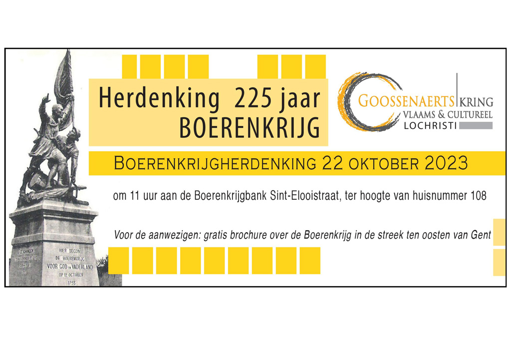 Goossenaertsklring - Boerenkrijg - 2023 Goossenaertsklring - Boerenkrijg - 2023